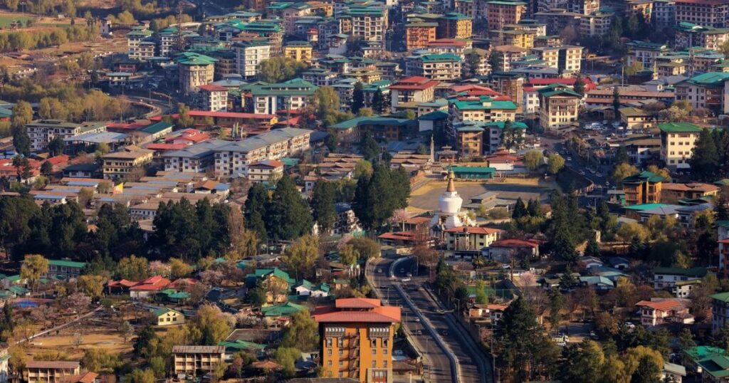 不丹廷布市景